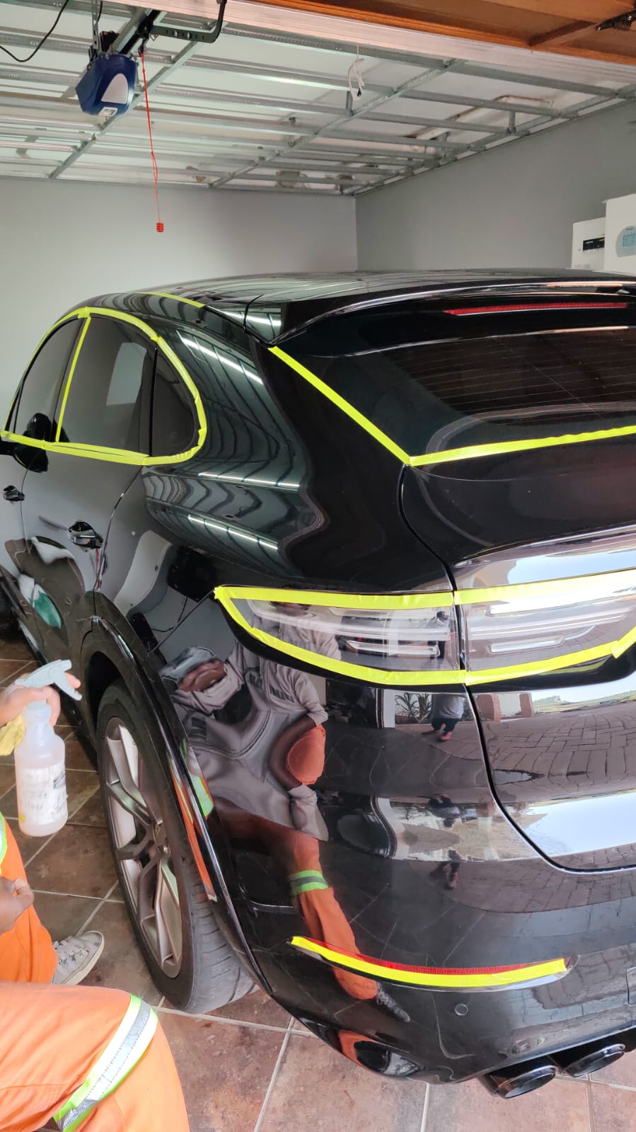 Ceramic coating application
